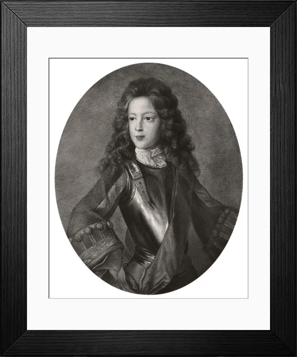 Framed Print : Prince James Francis Edward Stuart, the Old Pretender, c1700 (1906) Framed Print : Prince James Francis Edward Stuart, the Old Pretender, c1700 (1906)