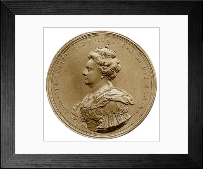 Framed Print : Queen Anne, 1702, (1906)