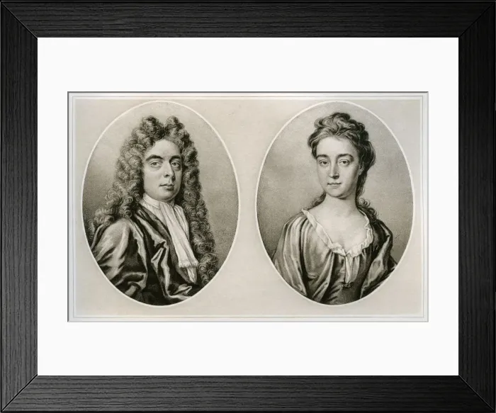 Framed Print : Portraits of the Duke and Duchess of Marlborough, (1906) Framed Print : Portraits of the Duke and Duchess of Marlborough, (1906)