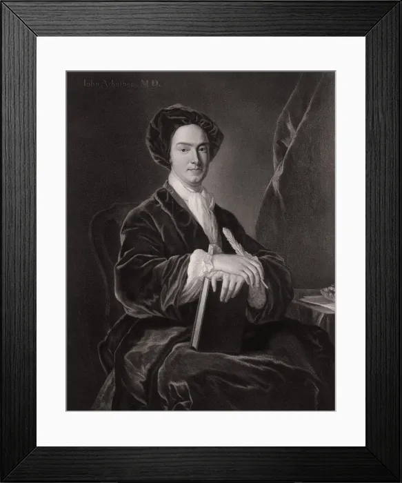 Framed Print : John Arbuthnot, Scottish physician, satirist, mathematician and polymath (1906) Framed Print : John Arbuthnot, Scottish physician, satirist, mathematician and polymath (1906)