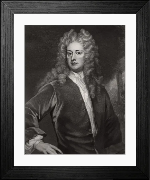 Framed Print : Joseph Addison, English politician and writer, c1703-1712 (1906) Framed Print : Joseph Addison, English politician and writer, c1703-1712 (1906)