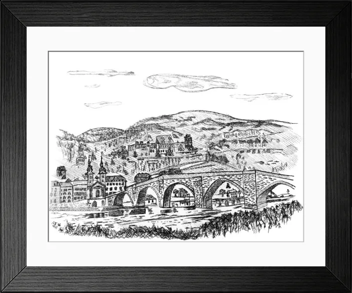 Framed Print : Heidelberg, Germany Framed Print : Heidelberg, Germany