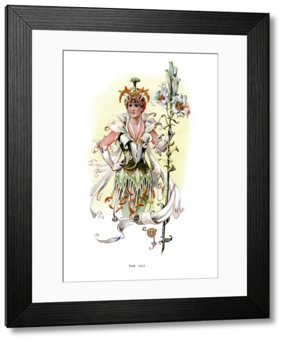 Framed Print : The Lily, 1899 Framed Print : The Lily, 1899