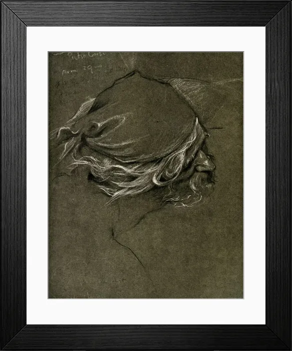 Framed Print : Study for The Sea Maiden, by Herbert J Draper, 1899 Framed Print : Study for The Sea Maiden, by Herbert J Draper, 1899