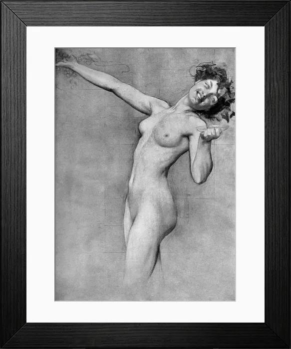 Framed Print : Study for The Vintage Morn, by Herbert James Draper, 1899 Framed Print : Study for The Vintage Morn, by Herbert James Draper, 1899