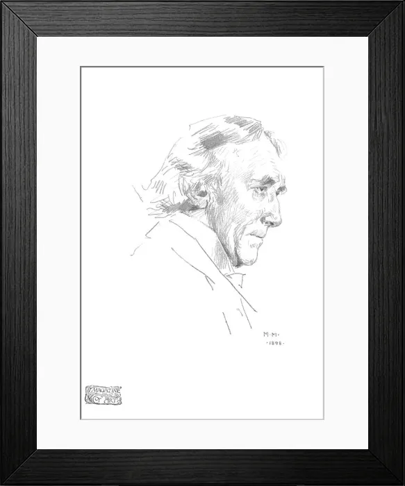 Framed Print : Mortimer Menpes, British artist, 1898 (1899) Framed Print : Mortimer Menpes, British artist, 1898 (1899)