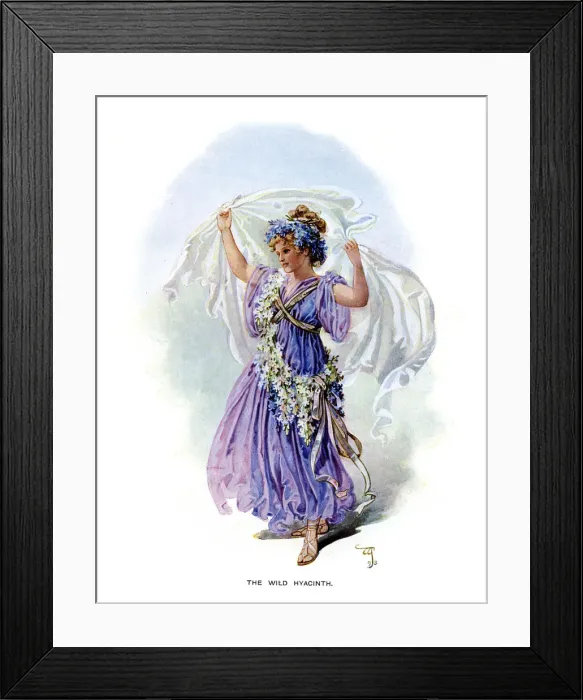 Framed Print : The Wild Hyacinth, 1899 Framed Print : The Wild Hyacinth, 1899