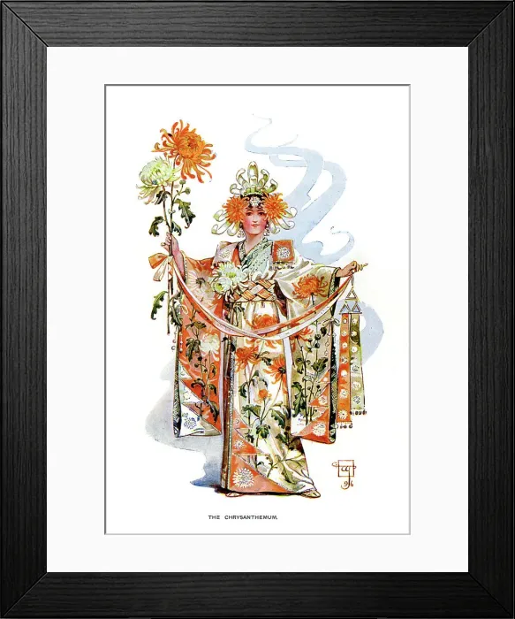 Framed Print : The Chrysanthemum, 1899 Framed Print : The Chrysanthemum, 1899