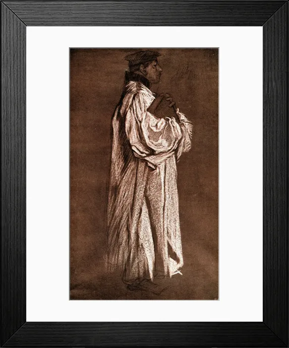 Framed Print : Study of a Sleeve, 1899 Framed Print : Study of a Sleeve, 1899