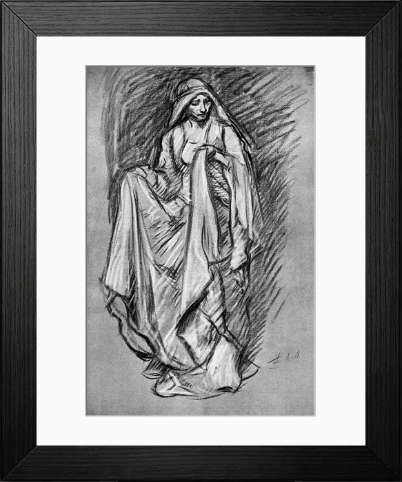 Framed Print : Sketch of Regan, from King Lear, 1899 Framed Print : Sketch of Regan, from King Lear, 1899