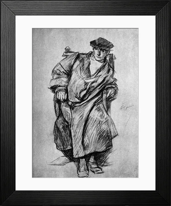 Framed Print : Study for Gown, Court of Henry VIII, 1899 Framed Print : Study for Gown, Court of Henry VIII, 1899
