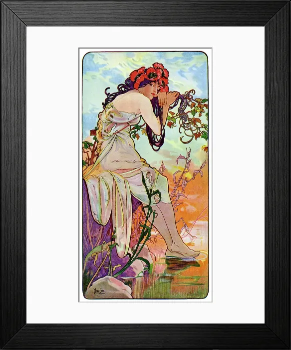 Framed Print : Summer, 1899 Framed Print : Summer, 1899