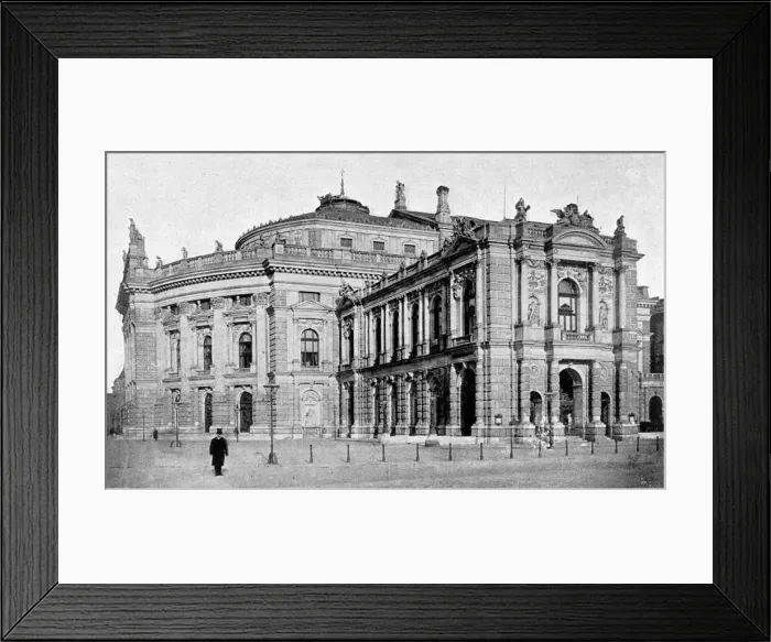 Framed Print : The Court Theatre, Vienna, Austria, 1899 Framed Print : The Court Theatre, Vienna, Austria, 1899