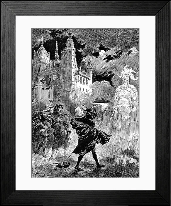 Framed Print : Hamlet, 1899 Framed Print : Hamlet, 1899