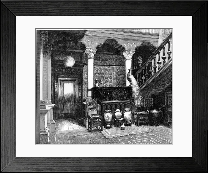 Framed Print : The Hall, c1880-1882 Framed Print : The Hall, c1880-1882