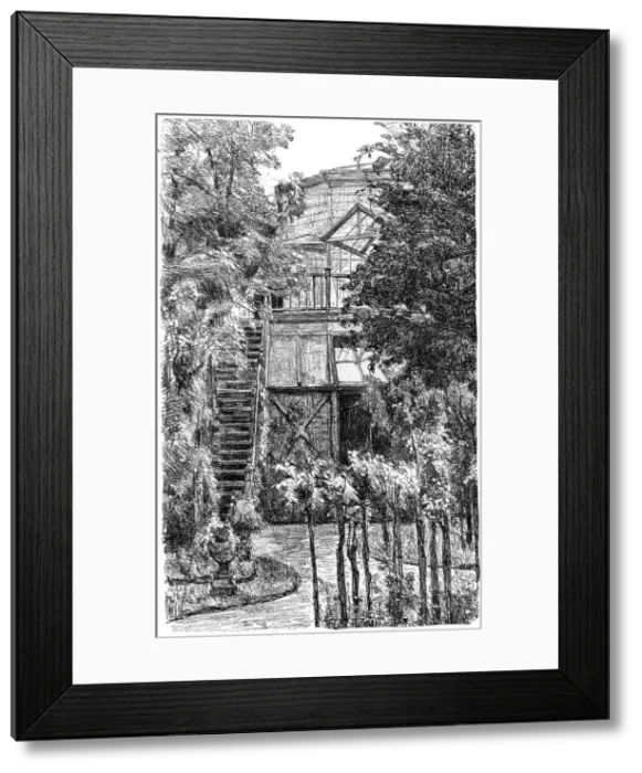 Framed Print : The Garden, c1880-1882. Artist: Isaac Lazerus Israels Framed Print : The Garden, c1880-1882. Artist: Isaac Lazerus Israels
