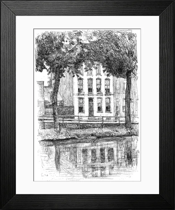 Framed Print : Israels House, Seen from the Park, c1880-1882. Artist: Isaac Lazerus Israels Framed Print : Israels House, Seen from the Park, c1880-1882. Artist: Isaac Lazerus Israels