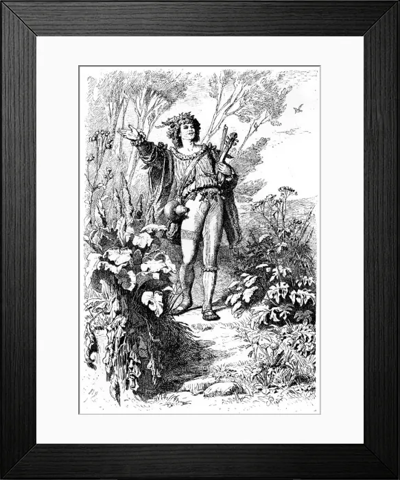 Framed Print : Minnesanger, c1880-1882. Artist: Karl Theodor von Piloty Framed Print : Minnesanger, c1880-1882. Artist: Karl Theodor von Piloty