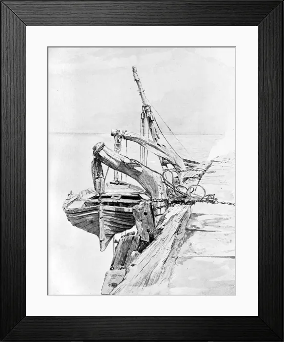 Framed Print : A Study in Pencil and Water Colour, 1858 (1900) Framed Print : A Study in Pencil and Water Colour, 1858 (1900)