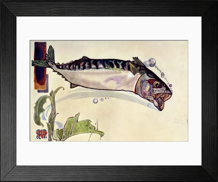 Framed Print : Mackerel, 1900 Framed Print : Mackerel, 1900