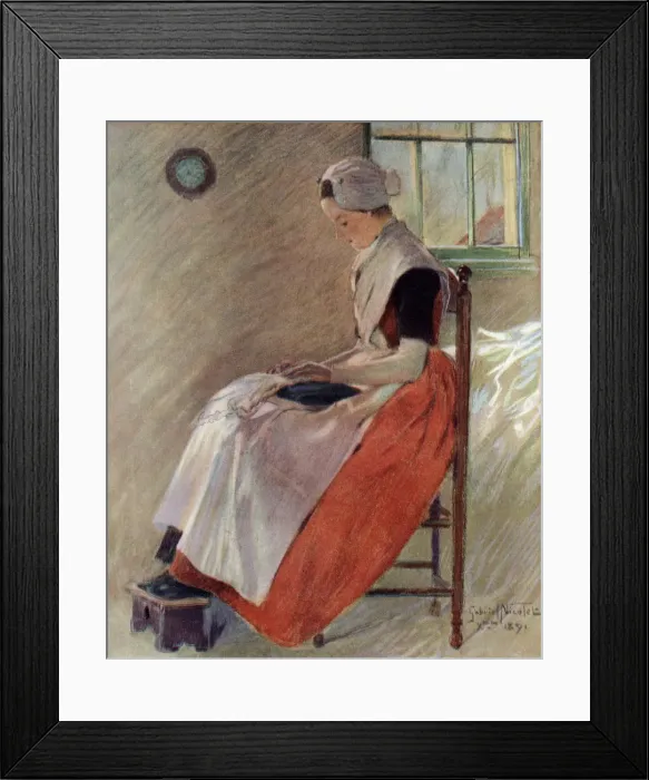 Framed Print : An Orphan of Amsterdam, 1901 Framed Print : An Orphan of Amsterdam, 1901
