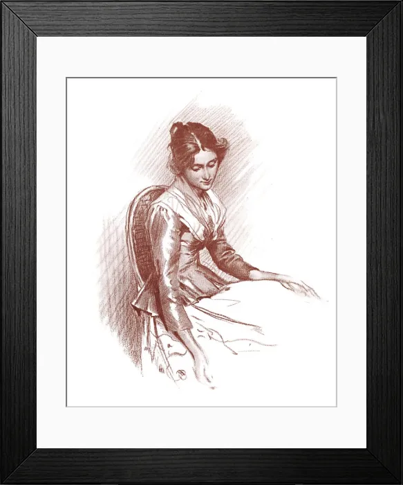 Framed Print : Study, 1901 Framed Print : Study, 1901