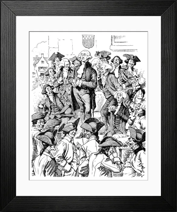 Framed Print : George Washington Trying to Tell a Lie, 1901 Framed Print : George Washington Trying to Tell a Lie, 1901