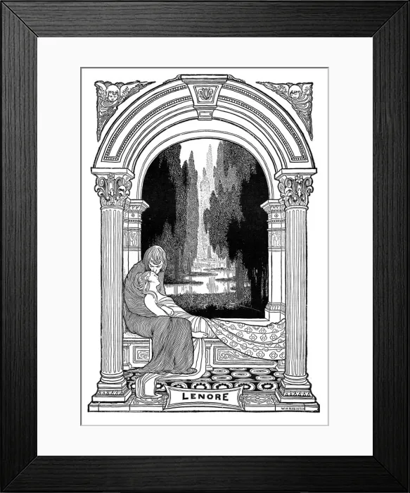 Framed Print : Lenore, 1901 Framed Print : Lenore, 1901