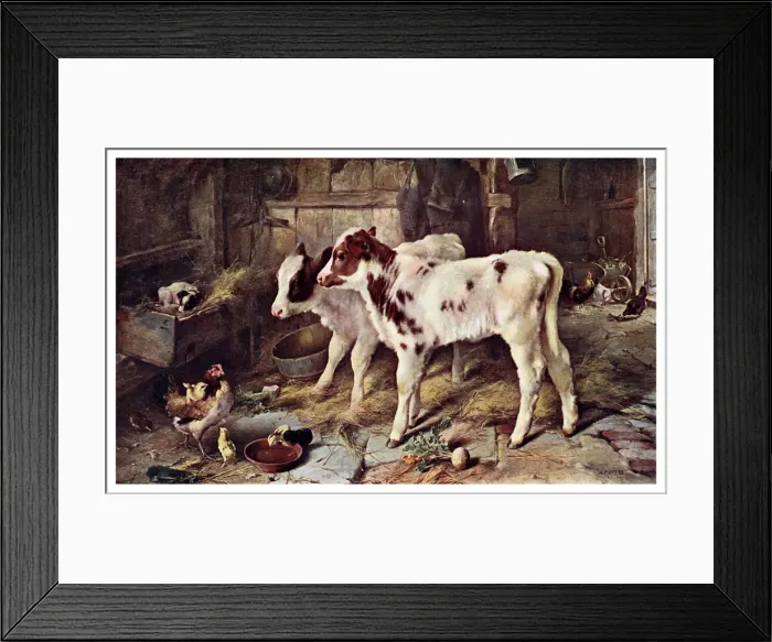 Framed Print : The Dog in the Manger, 1885 (1901) Framed Print : The Dog in the Manger, 1885 (1901)
