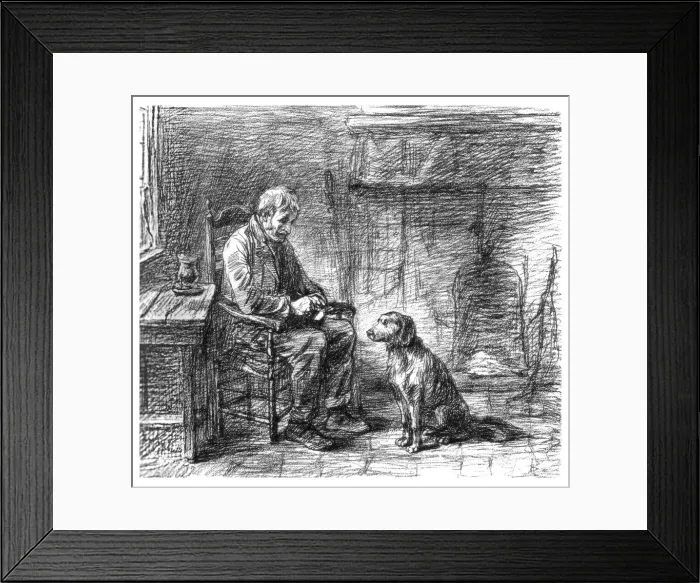 Framed Print : Silent Company, c1880-1882 Framed Print : Silent Company, c1880-1882