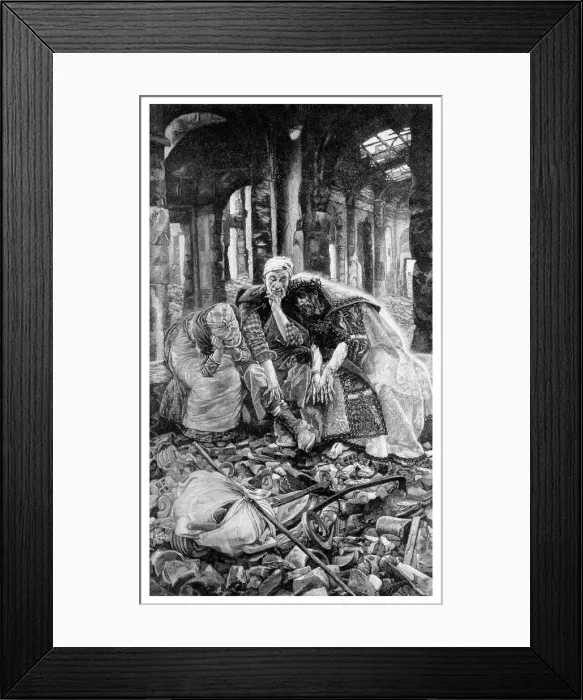 Framed Print : Christ the Comforter, 1895. Artist: Dormoy Framed Print : Christ the Comforter, 1895. Artist: Dormoy