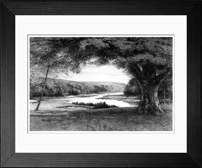 Framed Print : The Vale of Avoca, 1895 Framed Print : The Vale of Avoca, 1895