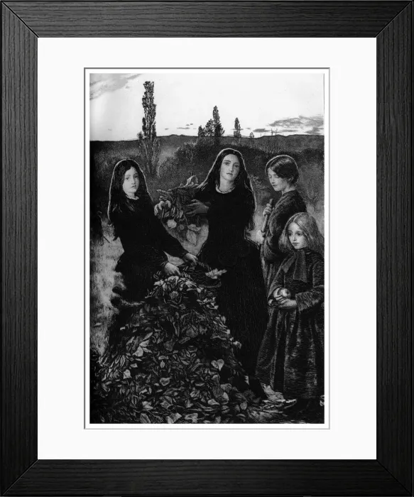 Framed Print : Autumn Leaves, 1895. Artist: Henry Macbeth-Raeburn Framed Print : Autumn Leaves, 1895. Artist: Henry Macbeth-Raeburn