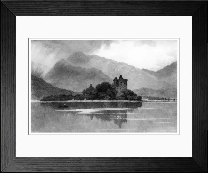 Framed Print : Kilchurn Castle, 1895 Framed Print : Kilchurn Castle, 1895