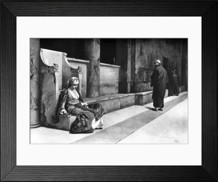 Framed Print : In the Church, Greece, 1895. Artist: Theodore Jacques Ralli Framed Print : In the Church, Greece, 1895. Artist: Theodore Jacques Ralli