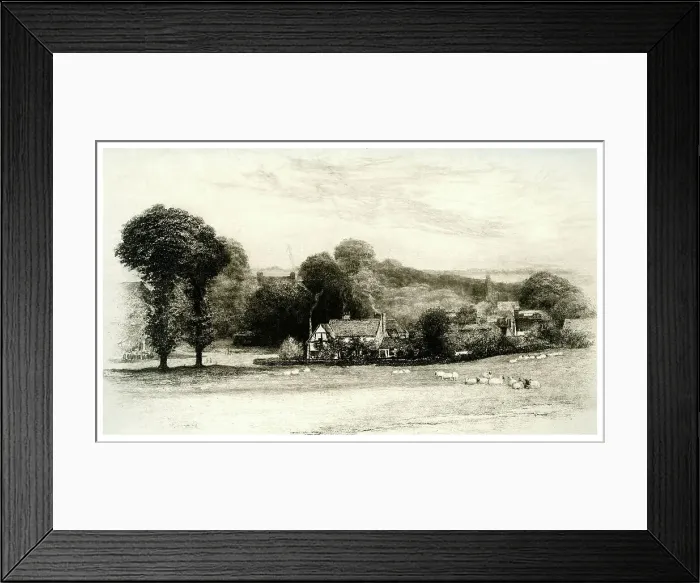 Framed Print : Miltons cottage, Chalfont St Giles, Buckinghamshire, 1895 Framed Print : Miltons cottage, Chalfont St Giles, Buckinghamshire, 1895