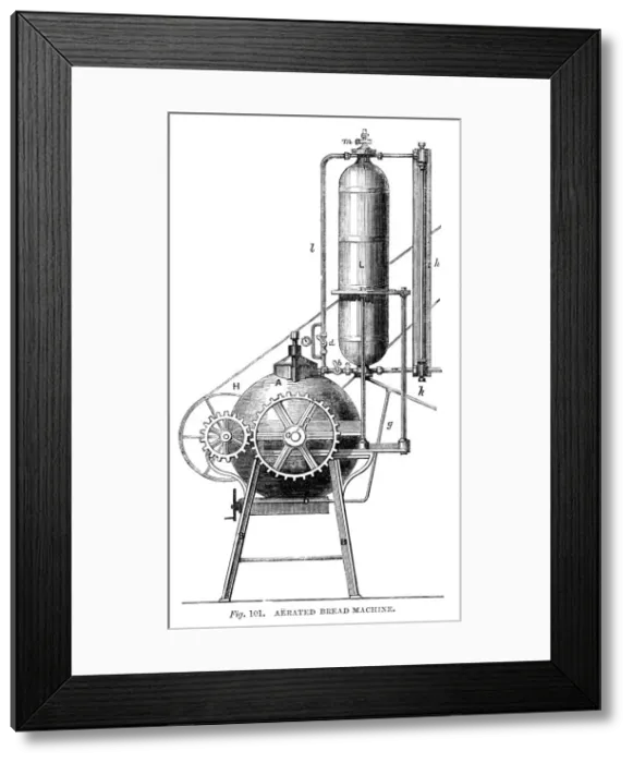 Framed Print : Aerated Bread Machine, 1866 Framed Print : Aerated Bread Machine, 1866