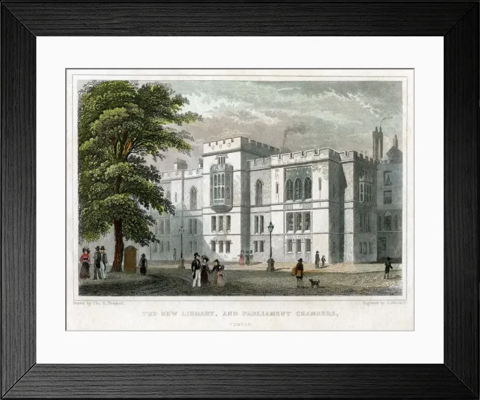 Framed Print : The New Library and Parliament Chambers, Westminster, London, 1829. Artist: J Hinchcliff Framed Print : The New Library and Parliament Chambers, Westminster, London, 1829. Artist: J Hinchcliff