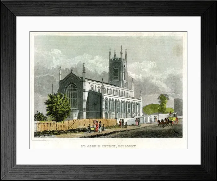 Framed Print : St Johns Church, Holloway, Islington, London Framed Print : St Johns Church, Holloway, Islington, London