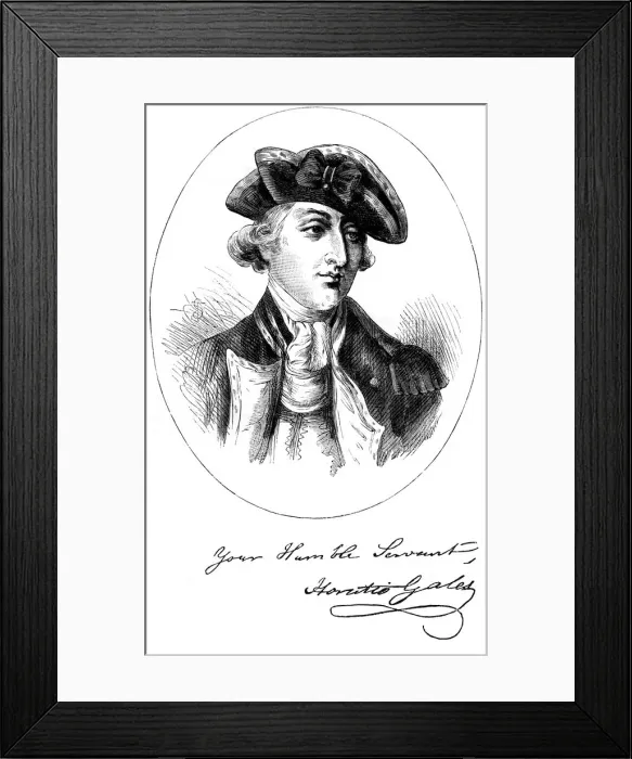 Framed Print : Horatio Gates, American Revolutionary War general, (c1880) Framed Print : Horatio Gates, American Revolutionary War general, (c1880)