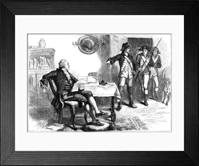 Framed Print : Arrest of William Franklin, New Jersey, 1776 (c1880) Framed Print : Arrest of William Franklin, New Jersey, 1776 (c1880)