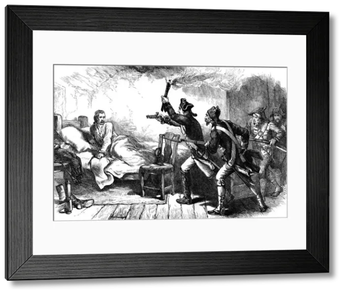 Framed Print : Arrest of General Richard Prescott, 1777 (c1880) Framed Print : Arrest of General Richard Prescott, 1777 (c1880)