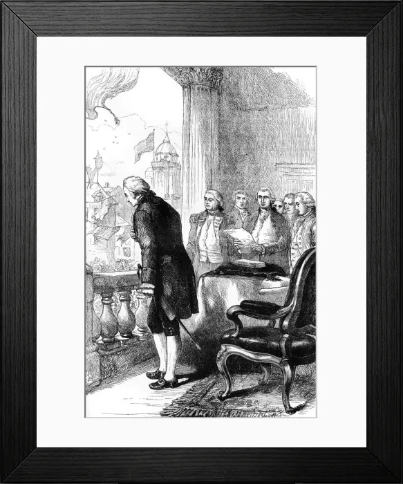 Framed Print : The installation of George Washington as President of the United States, 1789 (c1880) Framed Print : The installation of George Washington as President of the United States, 1789 (c1880)