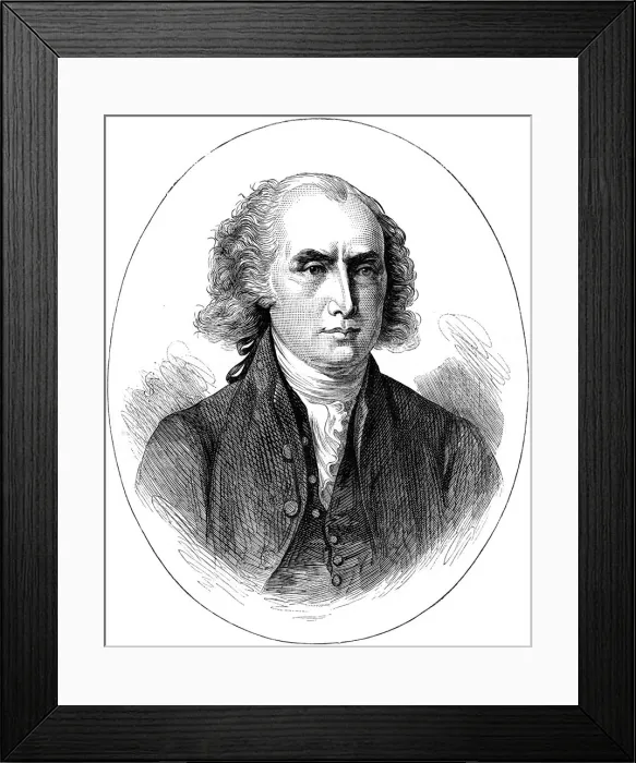 Framed Print : James Madison, fourth President of the United States (c1880) Framed Print : James Madison, fourth President of the United States (c1880)