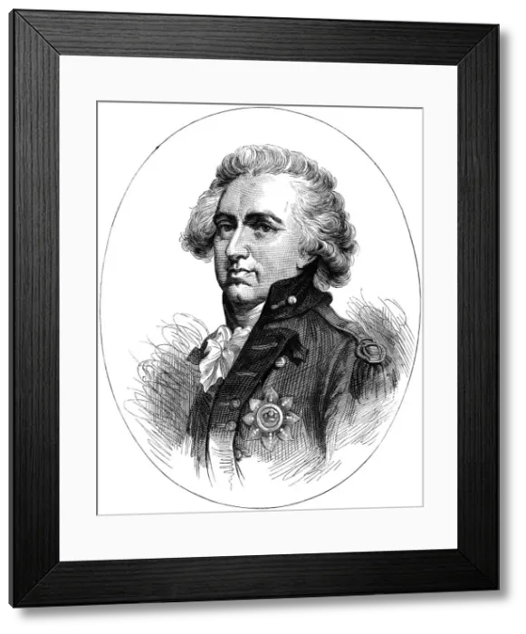 Framed Print : Sir Henry Clinton, 18th century British general, c1880