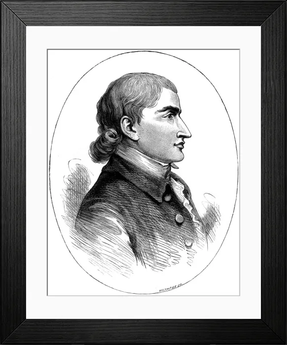 Framed Print : John Jay, American statesman, from a print published in 1783, (c1880). Artist: Whymper Framed Print : John Jay, American statesman, from a print published in 1783, (c1880). Artist: Whymper