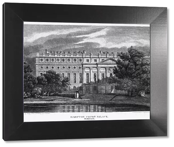 Hampton Court Palace, London, 1814. Artist: J Shury