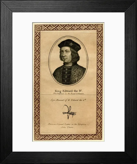 Framed Print : King Edward the IV of England Framed Print : King Edward the IV of England