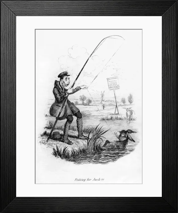 Framed Print : Fishing for Jack Framed Print : Fishing for Jack