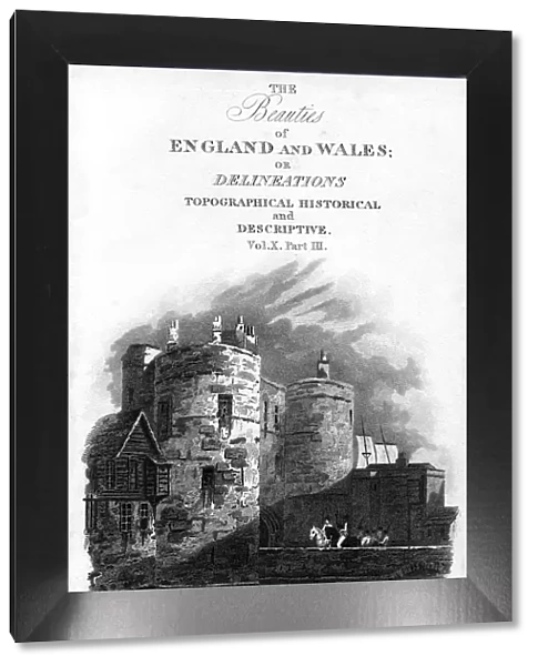 Tower Gateway, Tower of London, 1815. Artist: Sands